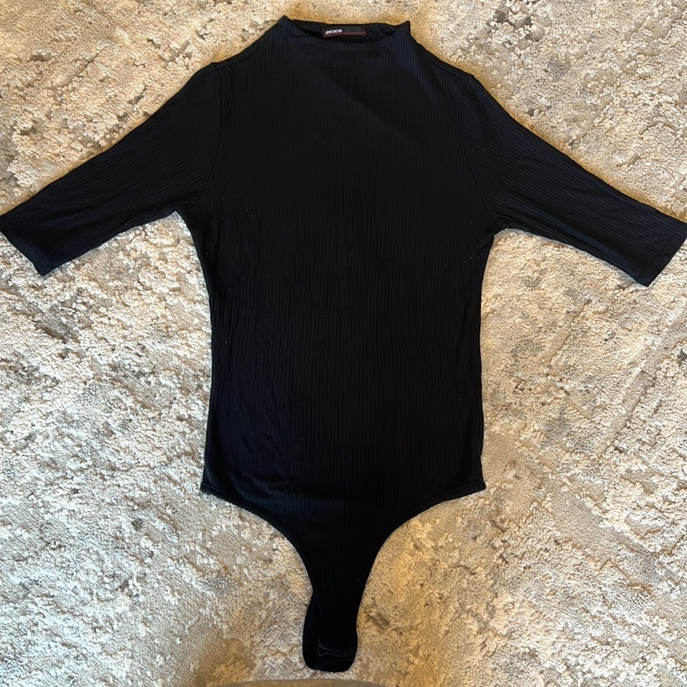 Love Culture Black Bodysuit Size Small - Picture 2 of 2